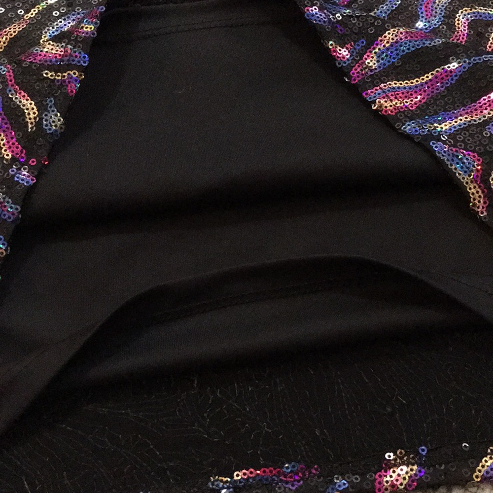 Lily White Multi Color Sequin Skirt - Picture 4 of 5
